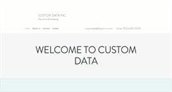 Desktop Screenshot of customdatapayrolls.com